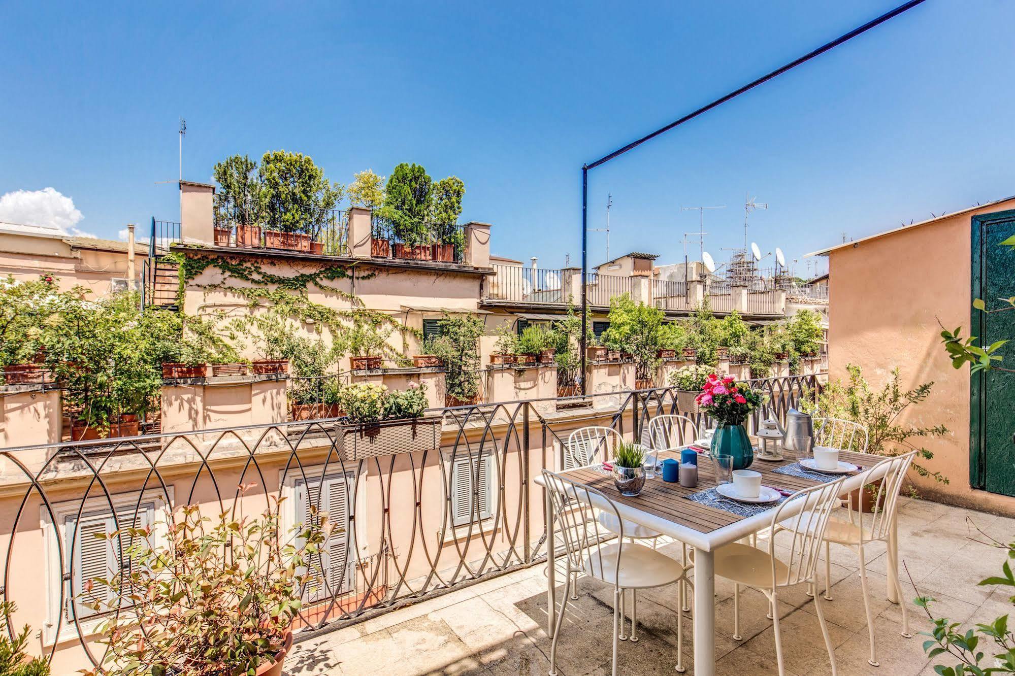 Aweshomeitaly - Spagna Glamour Life Penthouse Rome Bagian luar foto